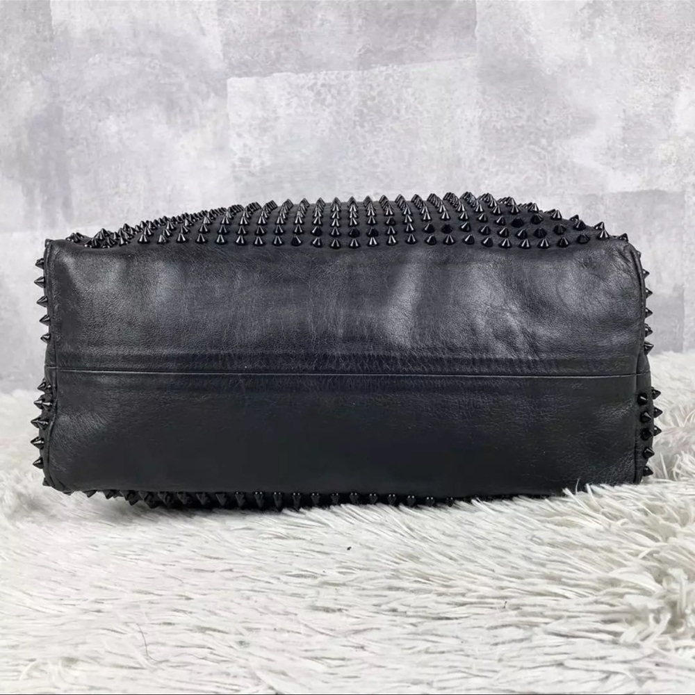 Christian Louboutin Black Tote with Gold Accents - Picture 12 of 16